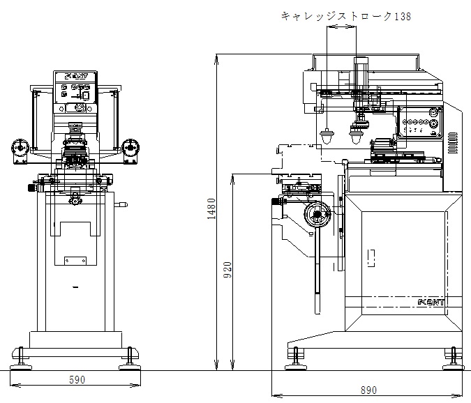 TURBOシリーズ外形図